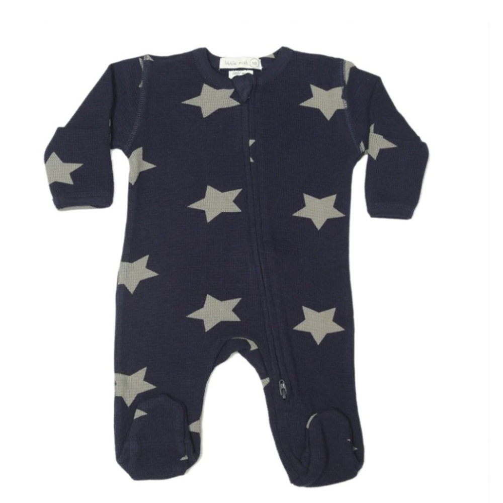 Little Mish Thermal Zipper Footie